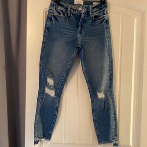 Frame Denim Le High Skinny Crop